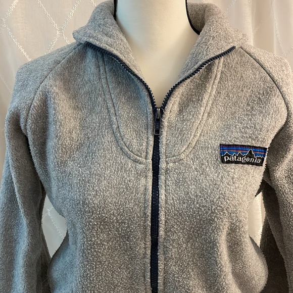 Patagonia vintage 70’s fleece Full Zip Jacket women’s size small - Picture 2 of 9
